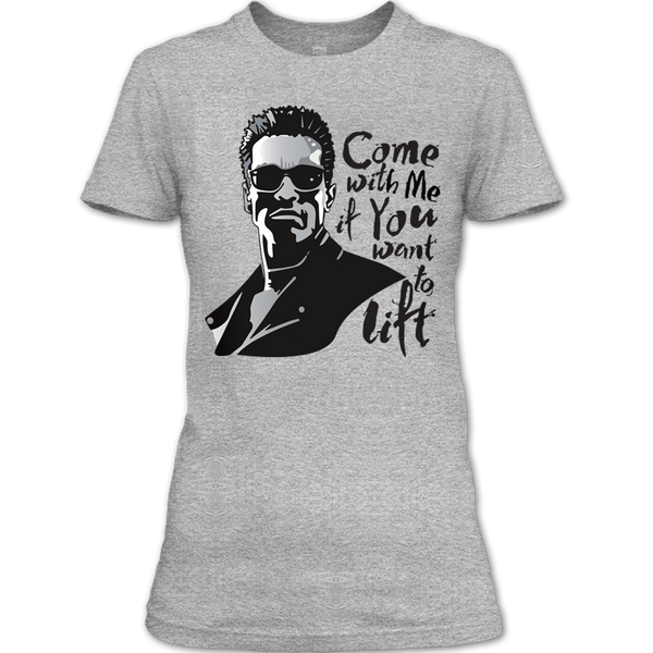 A black t-shirt with the shopify logo