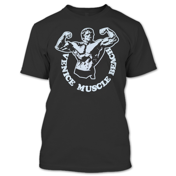 A black t-shirt with the shopify logo