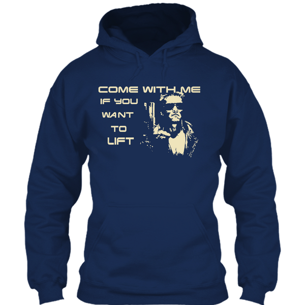 A black t-shirt with the shopify logo