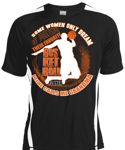 A black t-shirt with the shopify logo