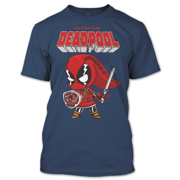 A black t-shirt with the shopify logo