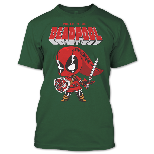 A black t-shirt with the shopify logo