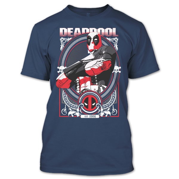 A black t-shirt with the shopify logo