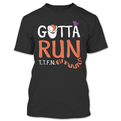 A black t-shirt with the shopify logo