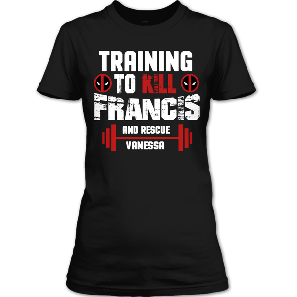 A black t-shirt with the shopify logo