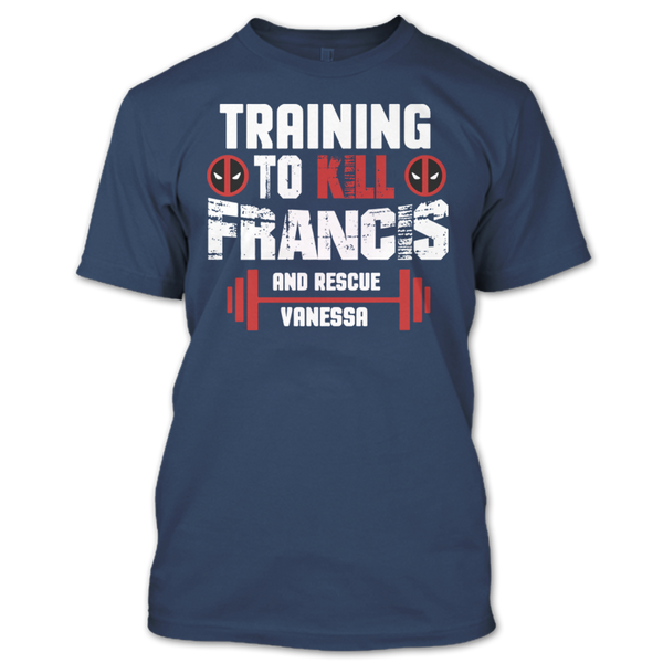 A black t-shirt with the shopify logo