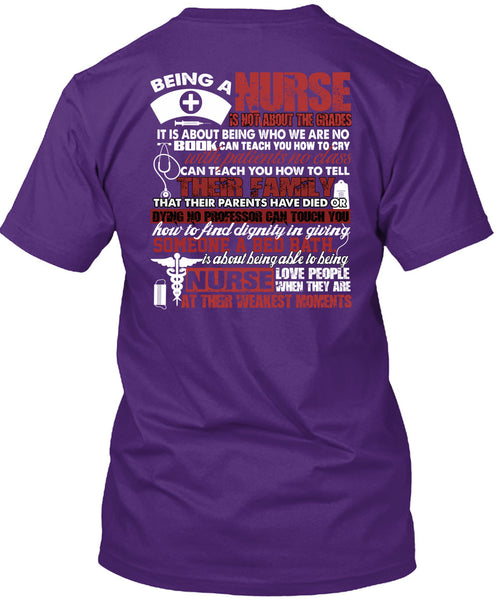 Being A Nurse T Shirt, Nurse Love People T Shirt