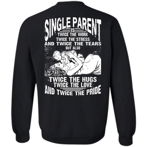 A black t-shirt with the shopify logo