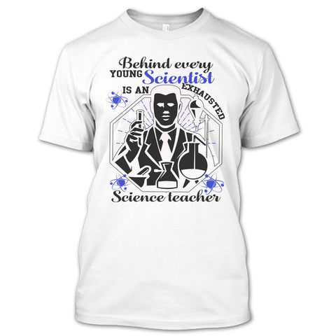 A black t-shirt with the shopify logo