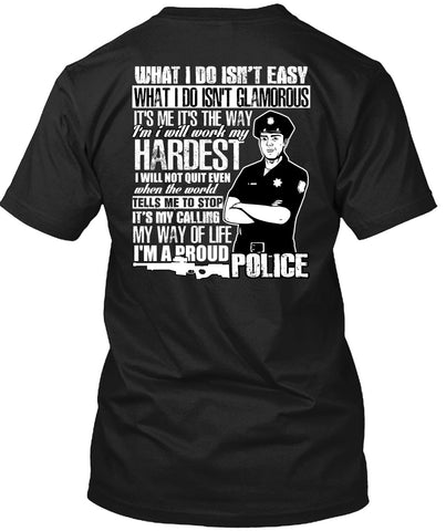 A black t-shirt with the shopify logo