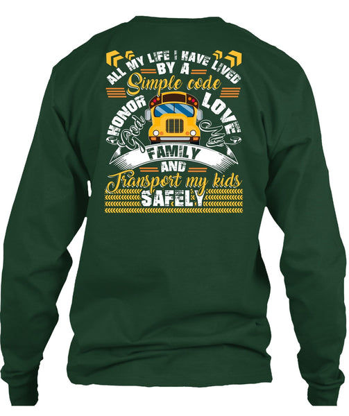 God My Family T Shirt, I Love Bus T Shirt