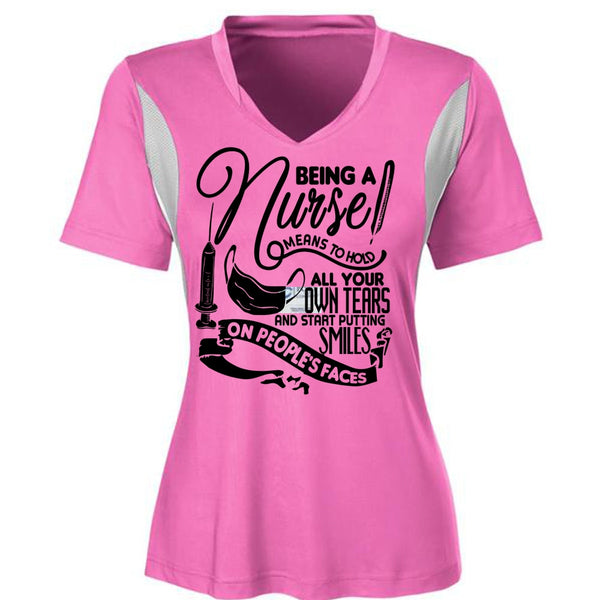 Being A Nurse Means To Hold T Shirt, I Love Nursing T Shirt, Awesome T-Shirts