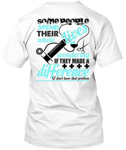 A black t-shirt with the shopify logo