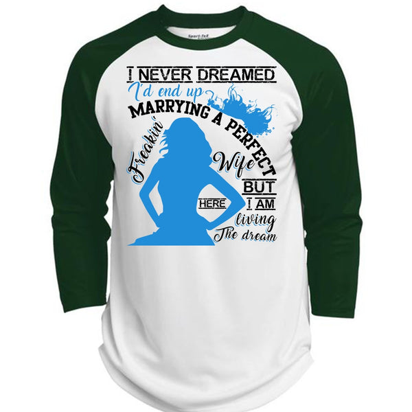 I'd End Up Marrying A Wife T Shirt, I Love Wife T Shirt, Awesome T-Shirts  (Polyester Game Baseball Jersey)