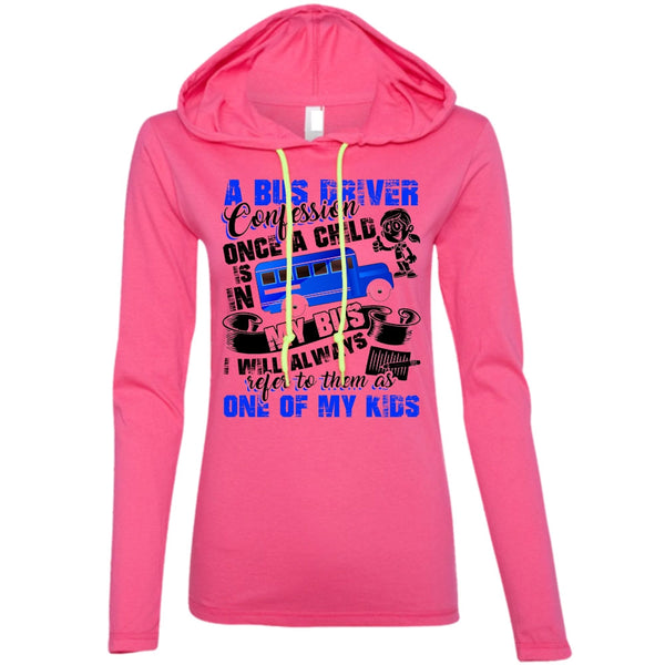 A Bus Driver Confession Once A Child T Shirt, Being A Bus Driver T Shirt, Awesome T-Shirts