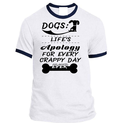 A black t-shirt with the shopify logo