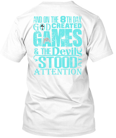 A black t-shirt with the shopify logo