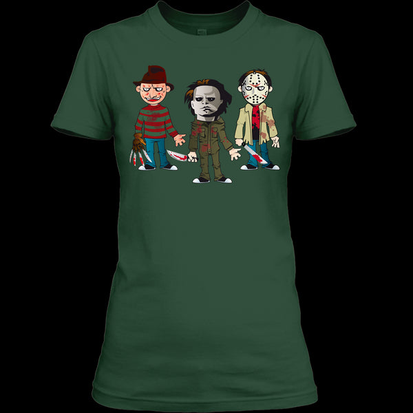 A black t-shirt with the shopify logo