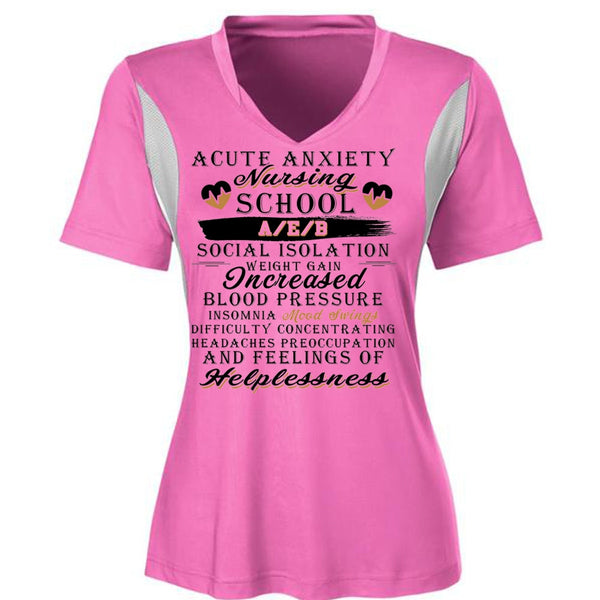 A Cute Anxiety Nursing School T Shirt, Being A Nurse T Shirt, Awesome T-Shirts