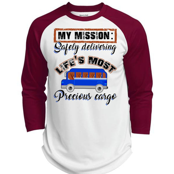 Delivering Life's Most Precious Cargo T Shirt, I Love Driving T Shirt, Awesome T-Shirts  (Polyester Game Baseball Jersey)