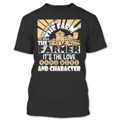 A black t-shirt with the shopify logo