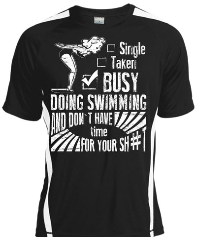 A black t-shirt with the shopify logo