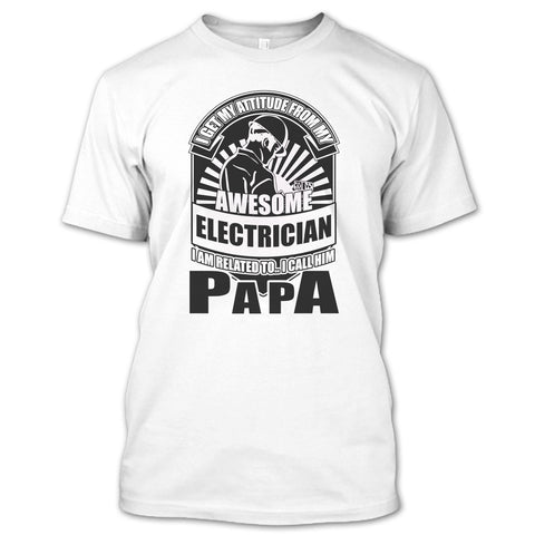 A black t-shirt with the shopify logo