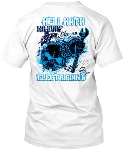 A black t-shirt with the shopify logo