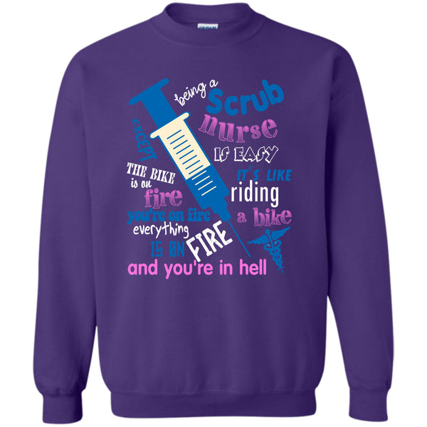 Being A Scrub Nurse T Shirt, Coolest Nurse Sweatshirt