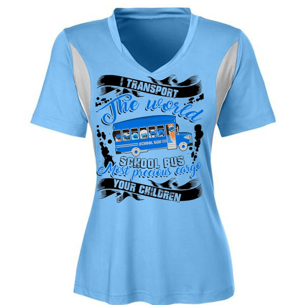 I Transport The World School Bus T Shirt, I Love Bus T Shirt, Awesome T-Shirts