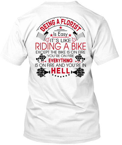 A black t-shirt with the shopify logo