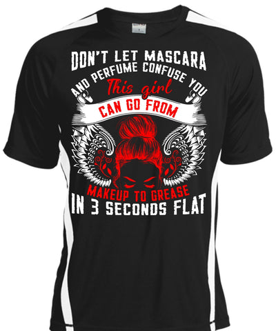 A black t-shirt with the shopify logo