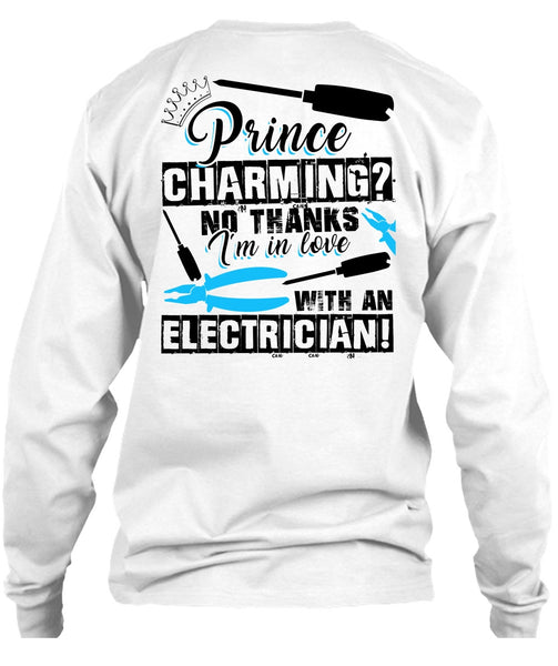 I'm In Love With An Electrician T Shirt, I Love Electrician T Shirt