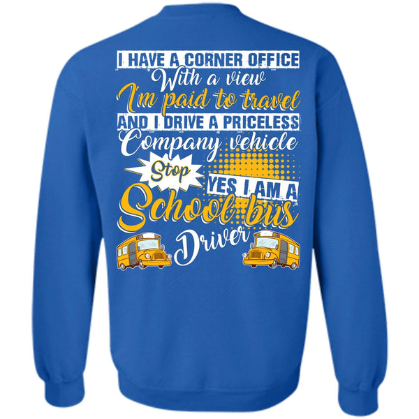 I'm Paid To Travel T Shirt, I Love Bus Sweatshirt