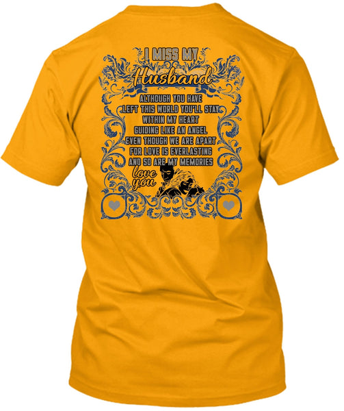 I Miss My Husband T Shirt, I Love Husband T Shirt