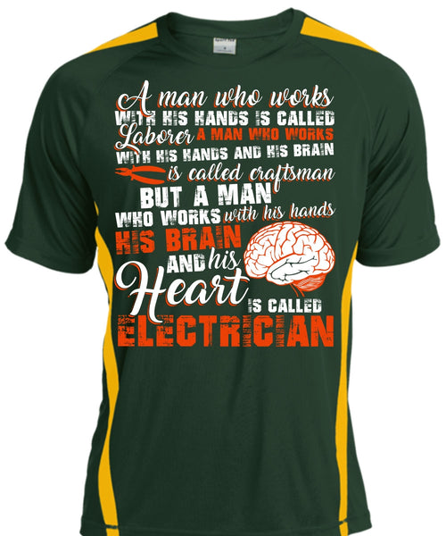 His Heart Is Called Electrician T Shirt, I Love Electrician T Shirt, Cool Shirt