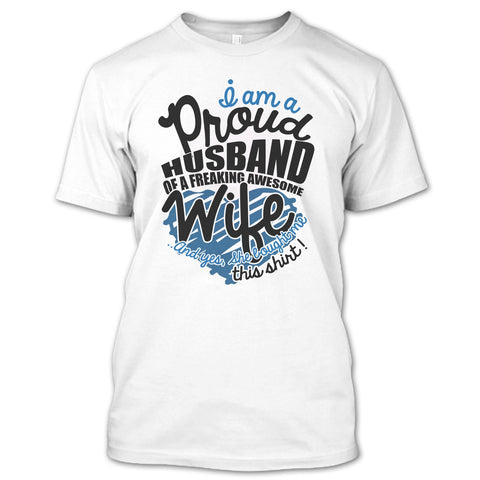 A black t-shirt with the shopify logo