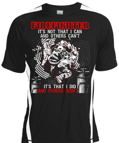 A black t-shirt with the shopify logo