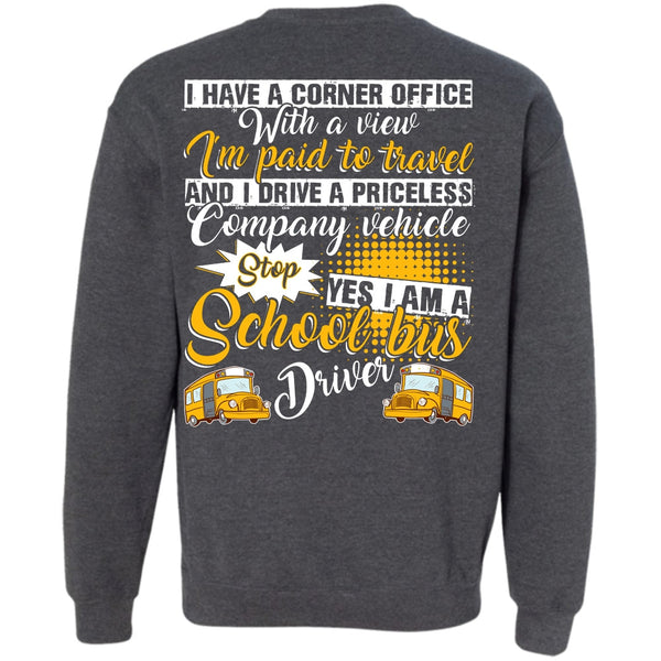 I'm Paid To Travel T Shirt, I Love Bus Sweatshirt