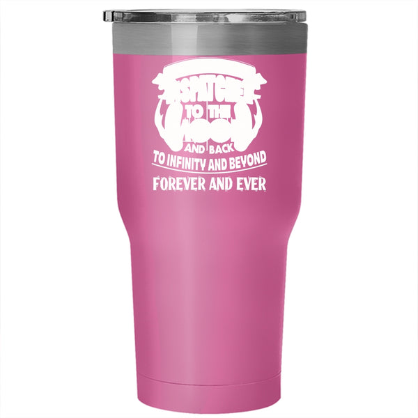I Love My Dispatcher Tumbler 30 oz Stainless Steel, Cute Love Travel Mug
