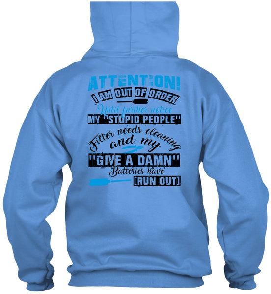 I Am Out Of Order T Shirt, I Love Electrician T Shirt