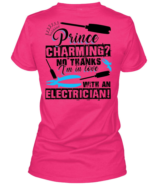 I'm In Love With An Electrician T Shirt, I Love Electrician T Shirt