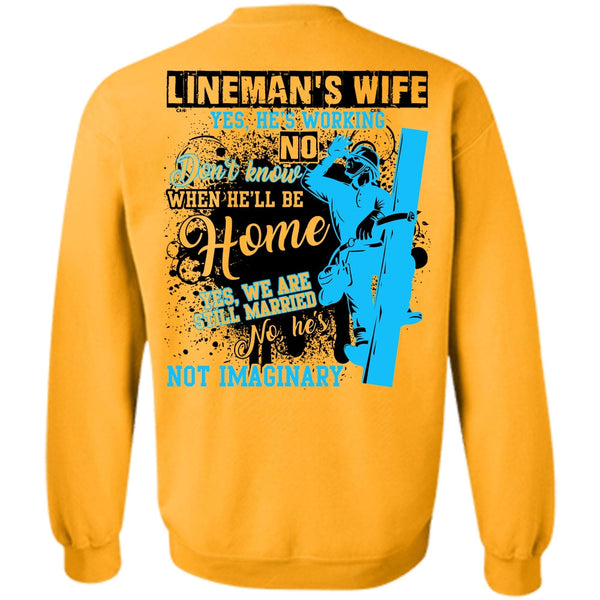 I Love Lineman T Shirt, Lineman's Wife Sweatshirt