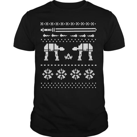 A black t-shirt with the shopify logo