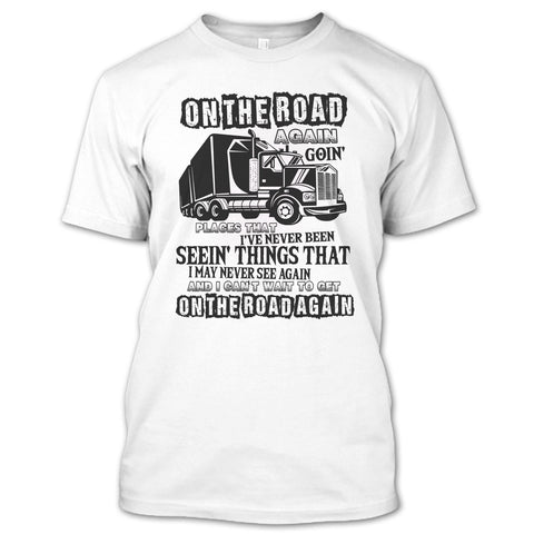 A black t-shirt with the shopify logo