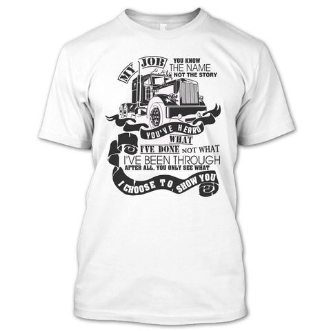 A black t-shirt with the shopify logo