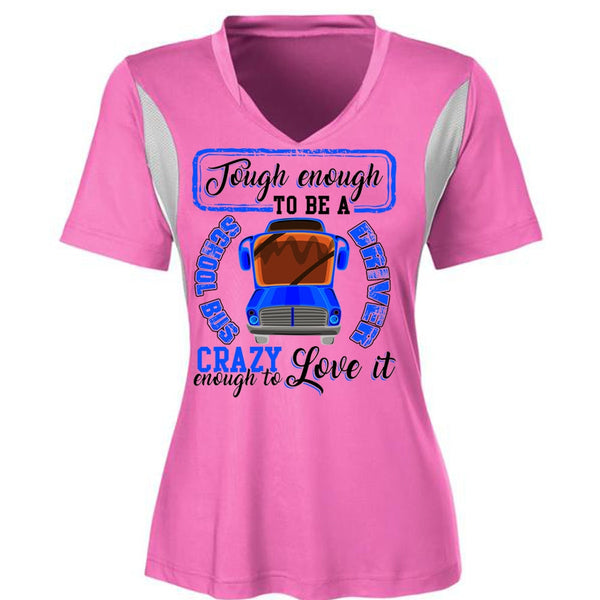 Tough Enough To Be A School Bus Driver T Shirt, I Love Bus T Shirt, Awesome T-Shirts