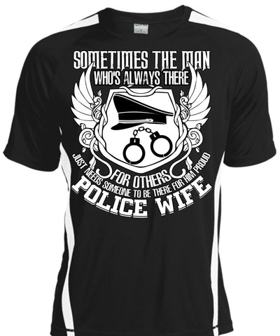 A black t-shirt with the shopify logo