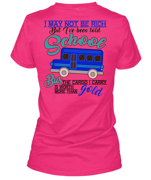 I've Been Told School Bus T Shirt, I Love Bus T Shirt