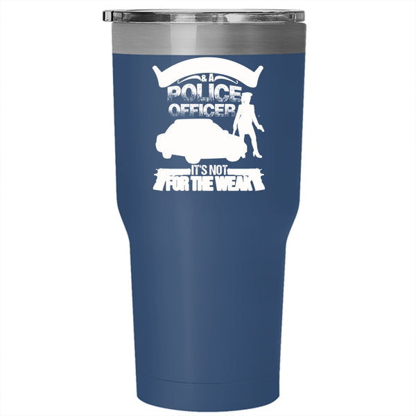 I'm A Mom And A Police Officer Tumbler 30 oz Stainless Steel, Funny Gift For My Mom Travel Mug